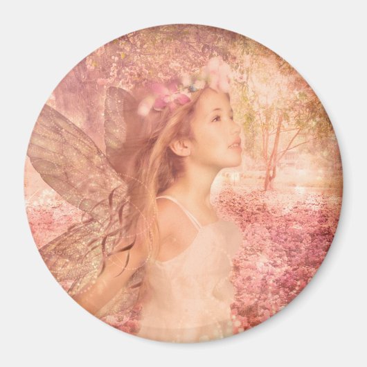 Fantasy Fairy of Spring Blossom Magneet (Voorkant)