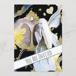 *~* Fantasy Fairy Pumpkin Baby shower Invitation Kaart