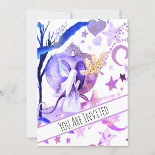 *~* Fantasy Fairy Sky Moon BIRTHDAY Kaart