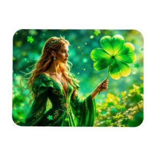 Fantasy fee St Patrick Day Ierse folklore kunst Magneet