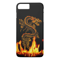 Fantasy Fire Dragon iPhone 7 Plus hoesje