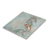 Fantasy Fish Art Nouveau Tegeltje (Zijkant)