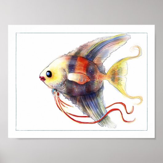 Fantasy Fish Poster: Angelica Poster (Voorkant)