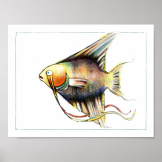 Fantasy Fish Poster Angelo