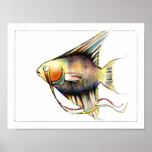 Fantasy Fish Poster Angelo (Voorkant)