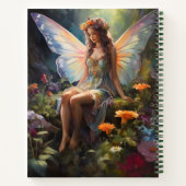 Fantasy Floral Fairy Magic Garden Notitieboek (Achterkant)