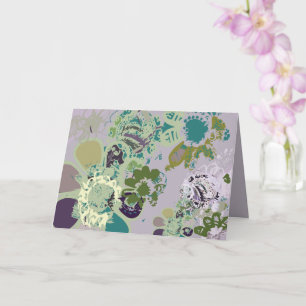 Fantasy Floral Hand-Tekening Originele Grafische K Kaart