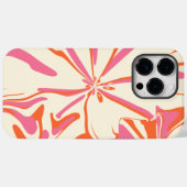 Fantasy Floral - Roze, Oranje en crème Case-Mate iPhone Case (Achterkant (horizontaal))