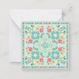 Fantasy Floral Tile-Summer Meadow  Notitiekaartje