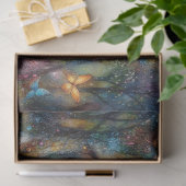 Fantasy Floral Woodland Wonder Cat Decoupage  Tissuepapier (Geschenk)