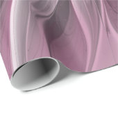 Fantasy Flower Abstract Plum Floral Fractal Art Cadeaupapier (Rol Hoek)