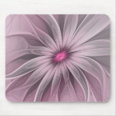 Fantasy Flower Abstract Plum Floral Fractal Art Muismat (Voorkant)