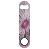 Fantasy Flower Abstract Plum Floral Fractal Art Speed Flessenopener (Achterkant)