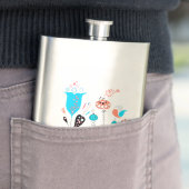 Fantasy Flowers en Birdie Heupfles (Voorbeeld)