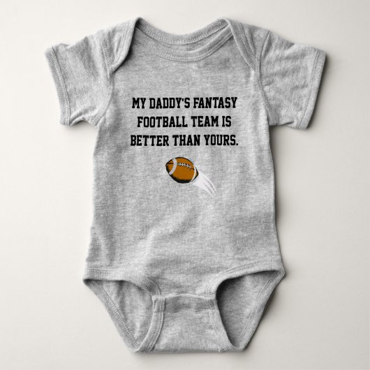 Fantasy Football Baby Bodysuit (Voorkant)