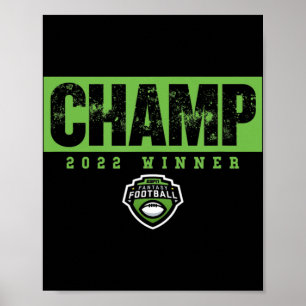 Fantasy Football Champ 22 winnaar Poster