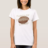 Fantasy Football Champ T-shirt (Voorkant)