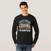 Fantasy Football Champion 2019 T-shirt (Voorkant volledig)