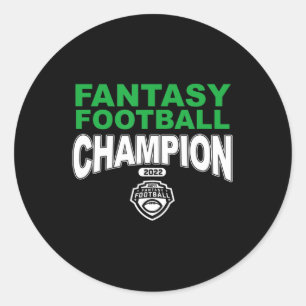 Fantasy Football Champion 22 Ronde Sticker