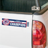 Fantasy Football Champion Banner Bumpersticker (Op Truck)