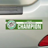 Fantasy Football Champion Banner Bumpersticker (Op auto)
