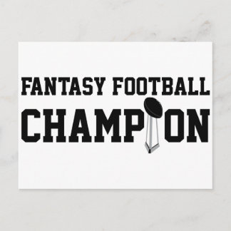 Fantasy Football Champion Briefkaart