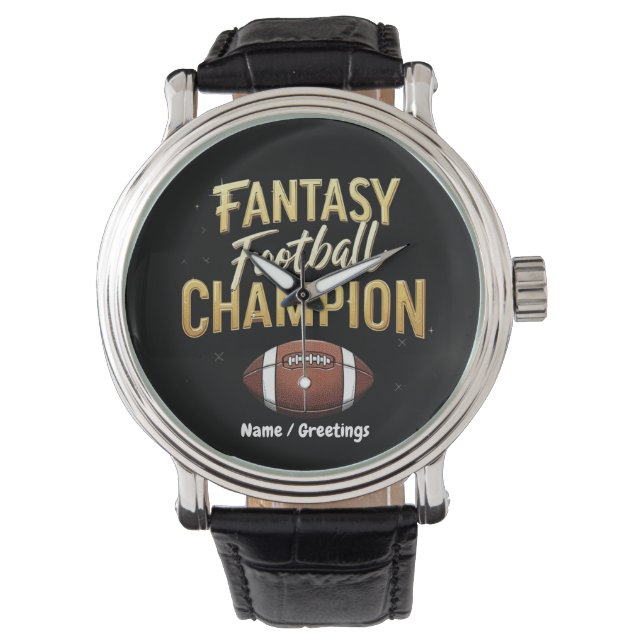 Fantasy Football Champion domineert als een prof Horloge (Voorkant)