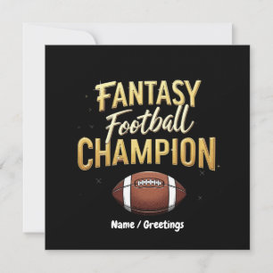 Fantasy Football Champion domineert als een prof Kaart