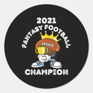 FANTASY FOOTBALL CHAMPION FANTASY LEAGU RONDE STICKER