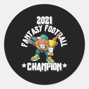 FANTASY FOOTBALL CHAMPION FANTASY LEAGU RONDE STICKER