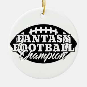 Fantasy Football Champion Keramisch Ornament