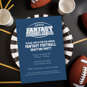 Fantasy Football Champion - Navy en White Kaart