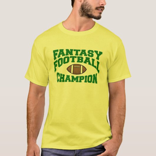 Fantasy Football Champion T-shirt (Voorkant)