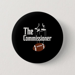 Fantasy Football Commissaris Draft Feest Ffl Pret Ronde Button 5,7 Cm