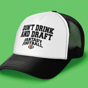 Fantasy Football Dont Drink en Draft Trucker Pet