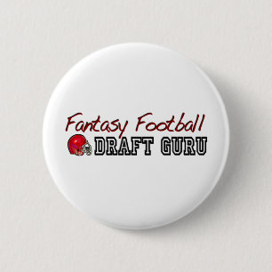 Fantasy Football Draft Guru Ronde Button 5,7 Cm