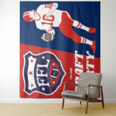 Fantasy Football Draft Party Wandkleed (In situ)