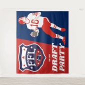 Fantasy Football Draft Party Wandkleed (Voorkant)