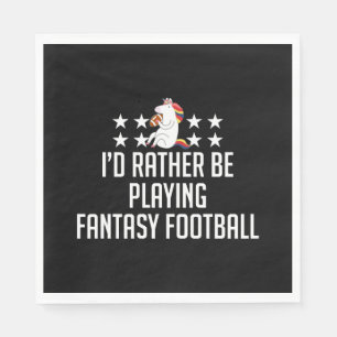 Fantasy football eenhoorn spelen servet