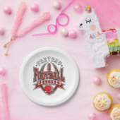 Fantasy Football geobsedeerd door FFL League Papieren Bordje (Feest)