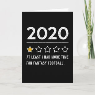 Fantasy Football Gezegde Grappig 2020 Kaart