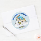 Fantasy Football GOD Ronde Sticker (Envelop)