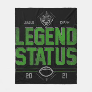 Fantasy Football League Champ Legend Status Fleece Deken