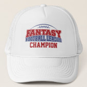 Fantasy Football League Champion Trucker Pet (Voorkant)