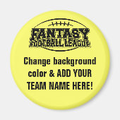 Fantasy Football League Magneet (Voorkant)