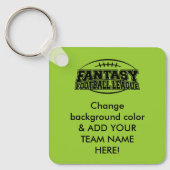 Fantasy Football League Sleutelhanger (Voorkant)