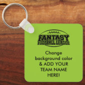 Fantasy Football League Sleutelhanger (Voorkant)