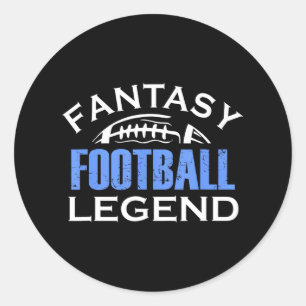 Fantasy Football Legend FFL League GM Manager Ronde Sticker