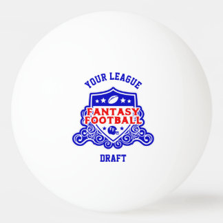 Fantasy Football Logo Draft Pick Lottery Pingpongballen
