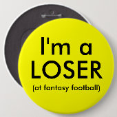 Fantasy Football Loser Button (Voorkant /achterkant)